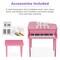 Best Choice Products Kids Classic 30-Key Mini Piano w/ Lid, Bench, Folding Music Rack, Song Book, Stickers